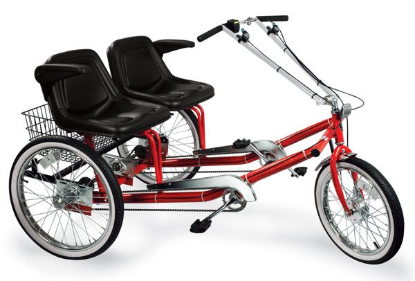 Dual Seat Adult Tricycle Helps You Sit Next To Your Partner While Biking Designbuzz