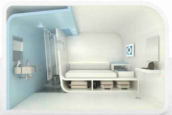 Luxury micro-hotel concept by hours promises comfortable transit to passengers