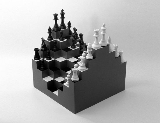 3d chess board