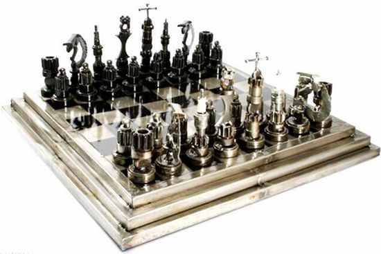 auto part chess set