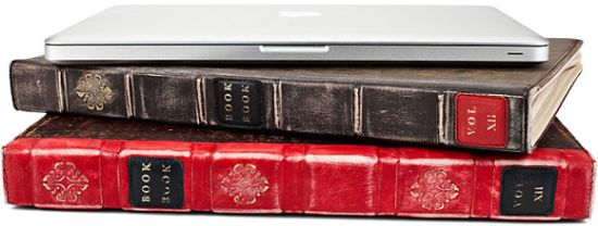 bookbook hardback leather macbook case