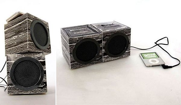 cardboard speaker set 03