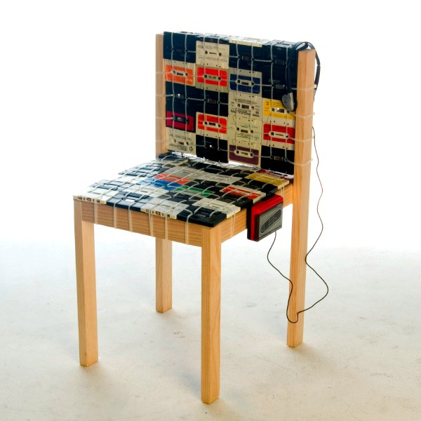 cassette tape chair