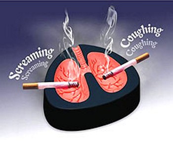 coughing and screaming ashtray 2263