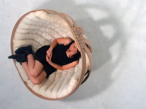 Cradle rocking chair