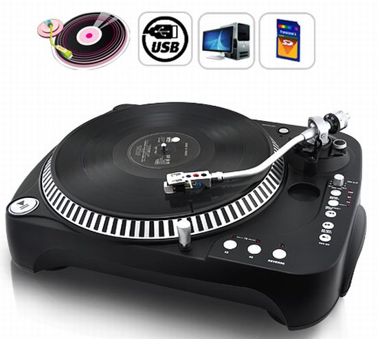 Digital Vinyl Player captures music from vinyl records onto portable ...