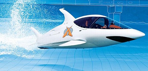 Dolphin-Like Speedboat