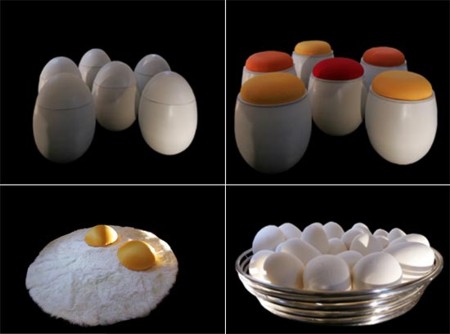 egg inspired furniture by valentina audrito