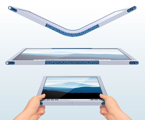 flex collapsible tablet pc