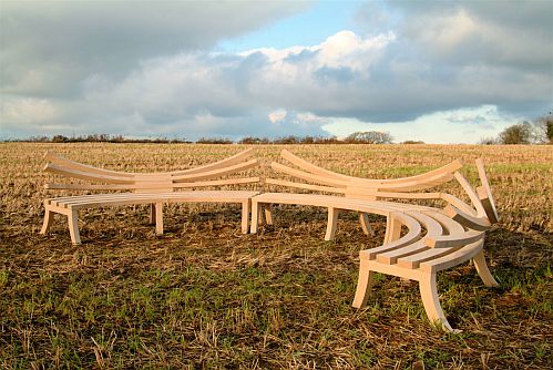 Exquisite garden benches by David Savage - Designbuzz