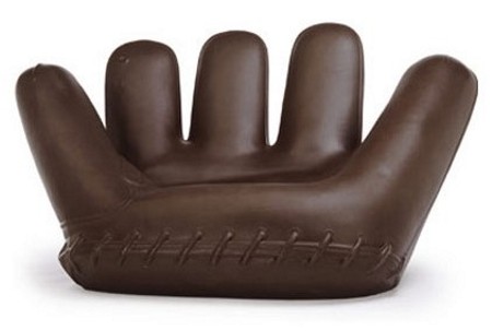 Giant Baseball Glove, Baseball Glove Leather Sofa