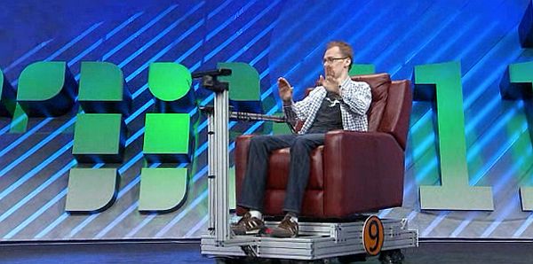 kinect driven armchair