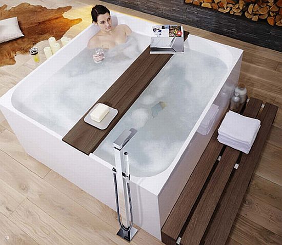 mineral bath tub