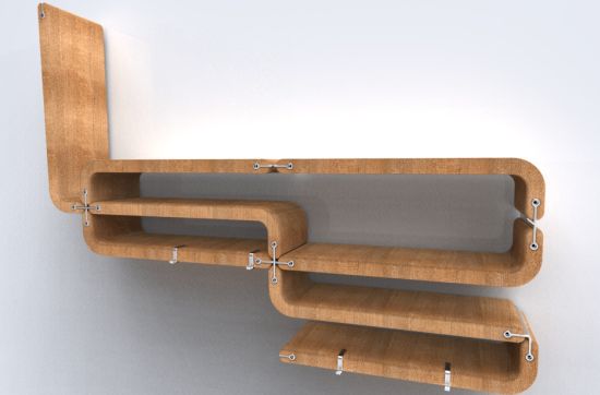J modular shelf is modeled art for any storage - Designbuzz