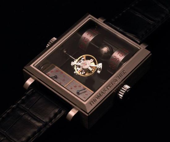 mysterious automatic double axis tourbillon