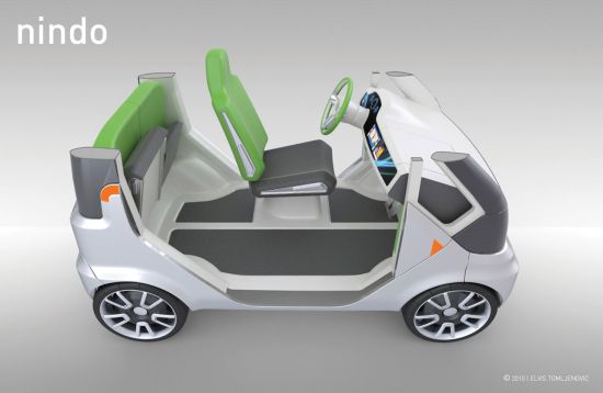 nindo concept electric microcar by elvis tomljenov