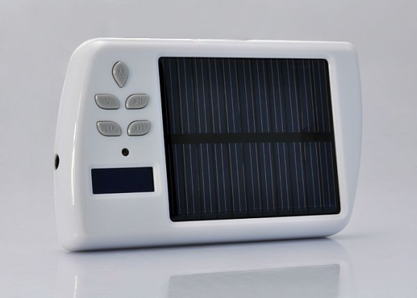 Portable Solar Charger + MP3 Player+ FM Transmitter