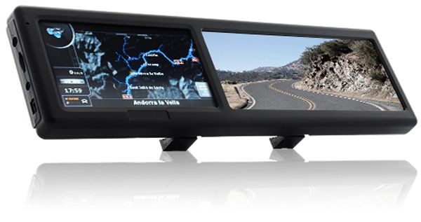 rear view mirror with gps bluetooth