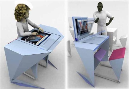 Rm Delta Workstation Desk Concept For Future Classrooms Designbuzz