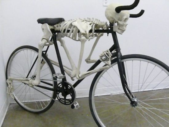 skeletal bicycle