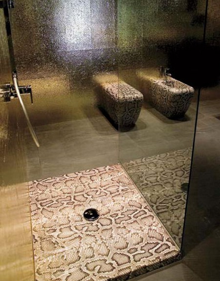 snake skin shower base