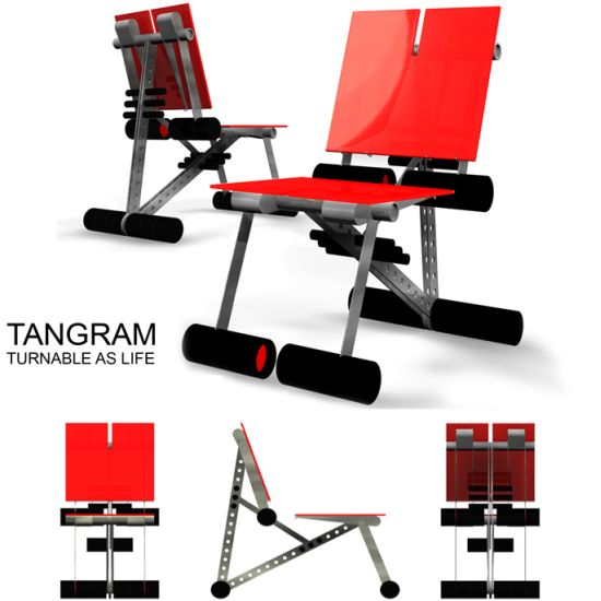 tangram chair concept 1