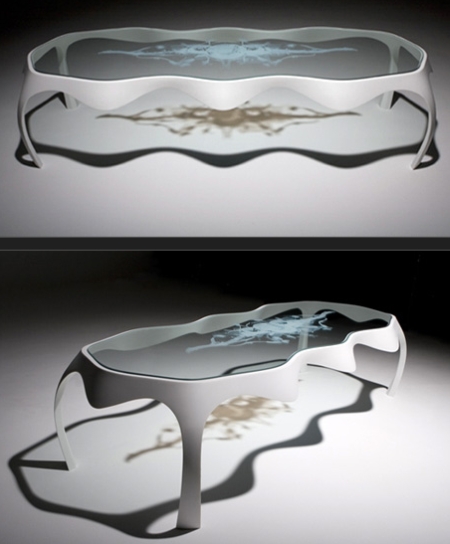 the beautiful limited edition snow coffee table