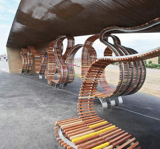 the longest bench by studio weave 2