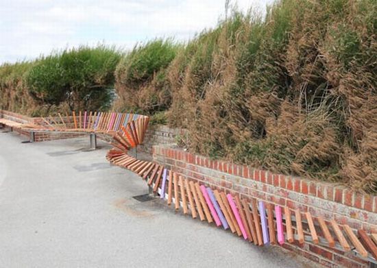 the longest bench by studio weave 3