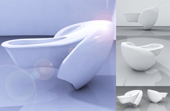 A concept toilet that helps you physically all the while - Designbuzz