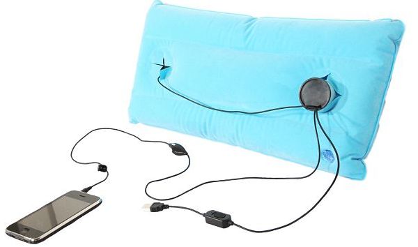 3. Towel with built-in speakers