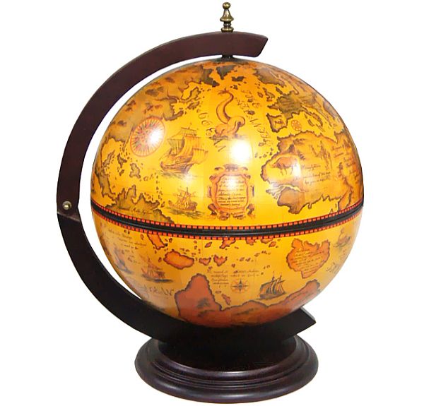 turin tabletop 165 italian replica globe bar