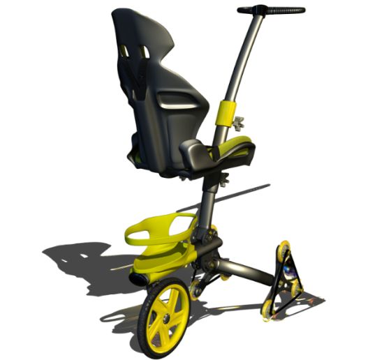 Smart stair deals climbing stroller