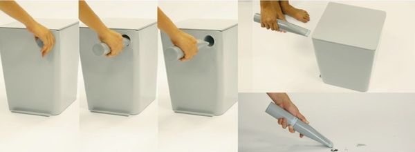 Vacbin vacuum cleaner trashbin