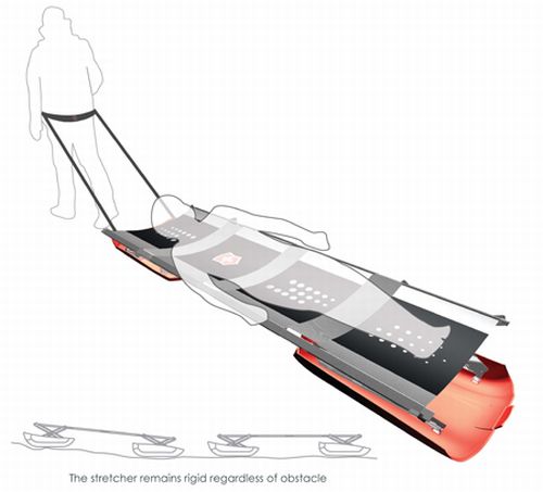 vite collapsible snow stretcher 2