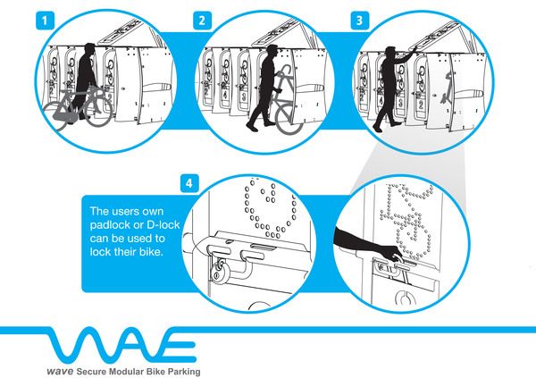 wave modular bicycle parking 02