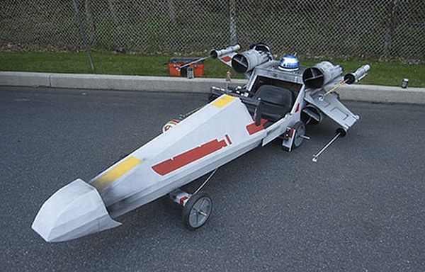 x wing fighter soapbox derby car