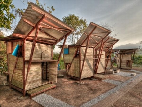 Small-Iron-Wood-Prefab-Houses-with-Butterfly-Roof-in-Thailand