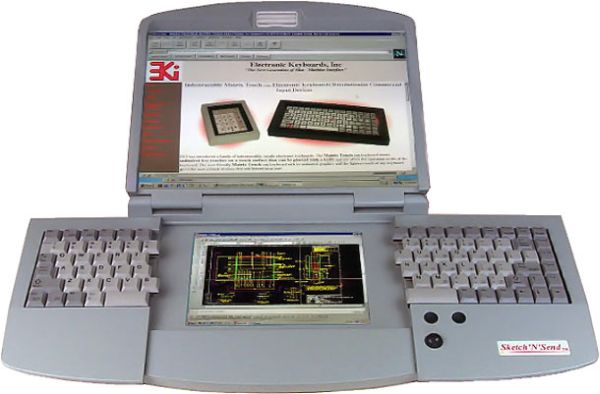 ergonomic-dual-screen-split-keyboard-notebook-computer