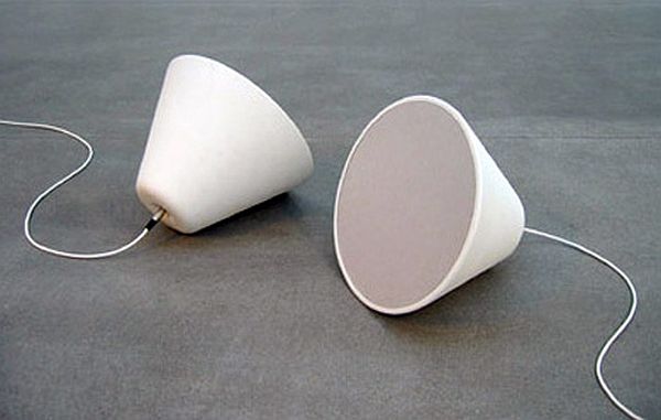 Ceramic cone speaker by designer Broberg Ridderstrale