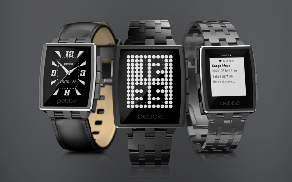 Pebble Steel Watch