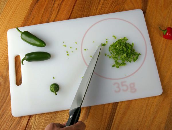 Cutting Board with Scale