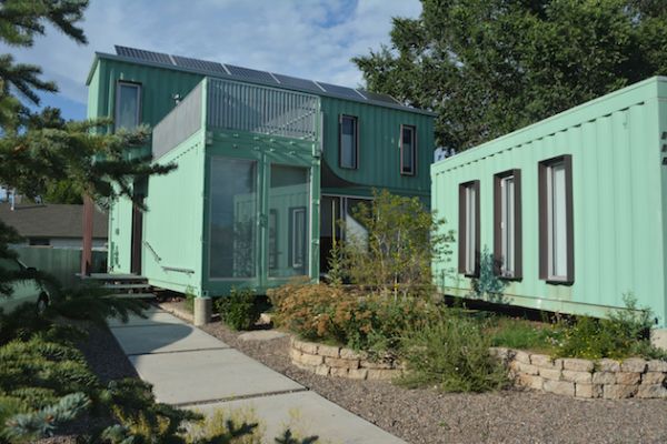 Six unit shipping container home