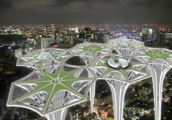 Sky-Terra Towers Sprout Cities in the skies