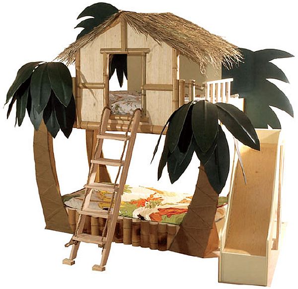 Tropical Surf Shack Bunk Bed