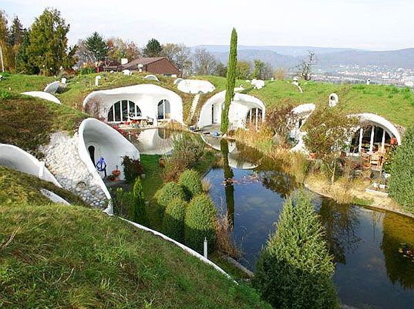 Hidden Lair tucked beneath mounds of grass