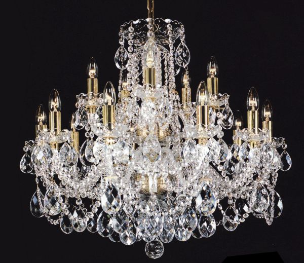 Chandeliers made of Bohemian crystals