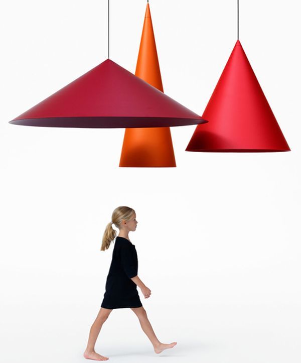 Giant conical pendant lamps 2