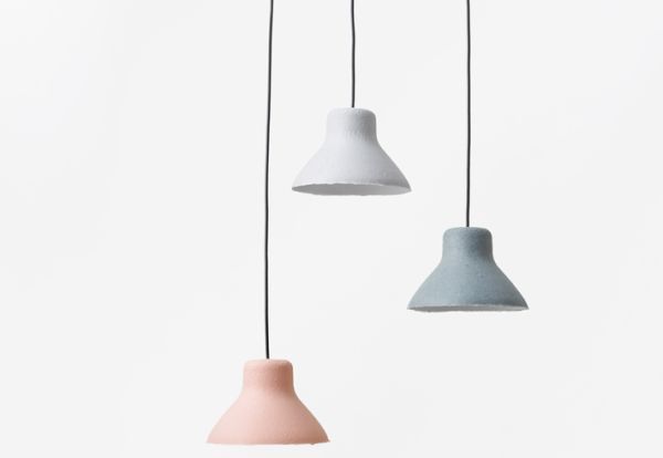 Nendo’s 3D moulded light shades