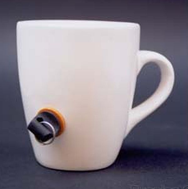 The anti-theft coffee cup